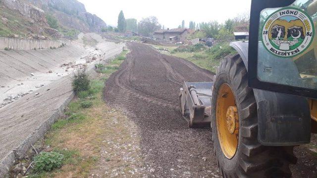 İnönü Belediyesi, Ali Kaya yolunda çalışma yaptı