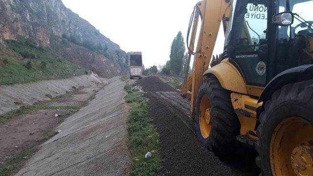 İnönü Belediyesi, Ali Kaya yolunda çalışma yaptı