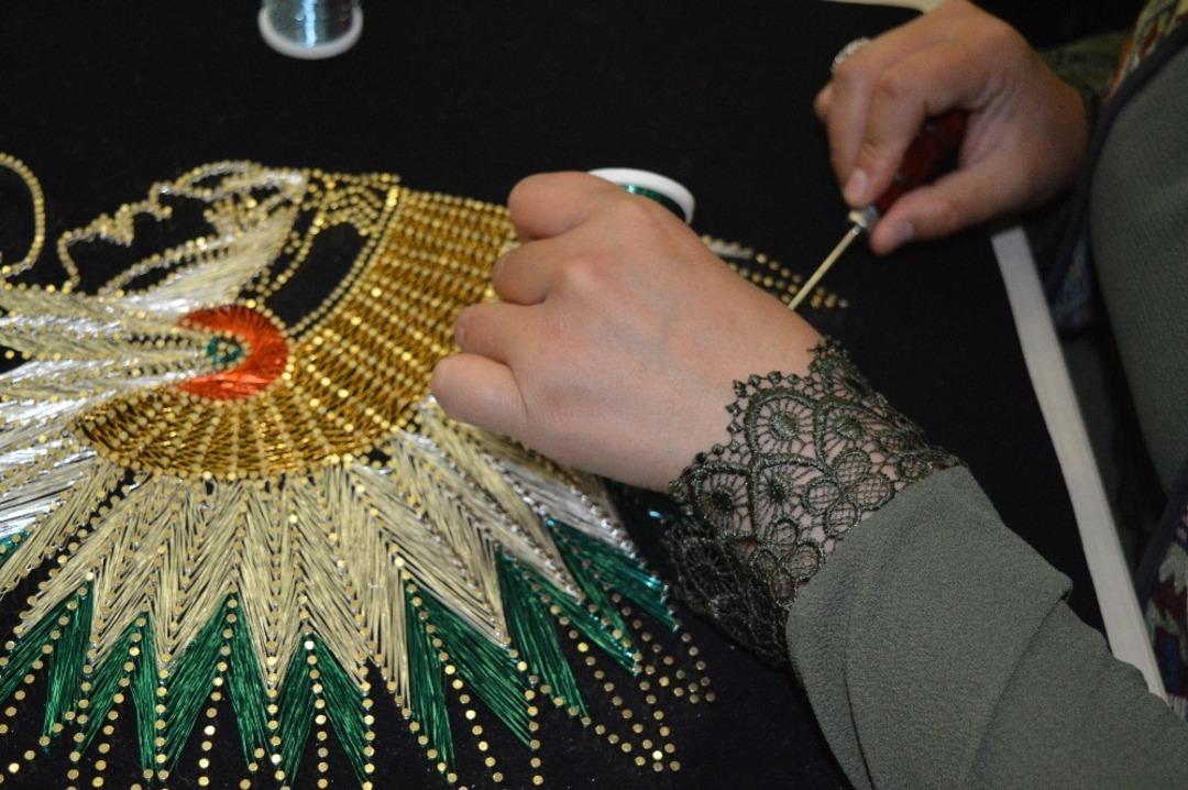 Ağrı&rsquo;da Naht ve Filografi Sanatları Sergisine Yoğun İlgi