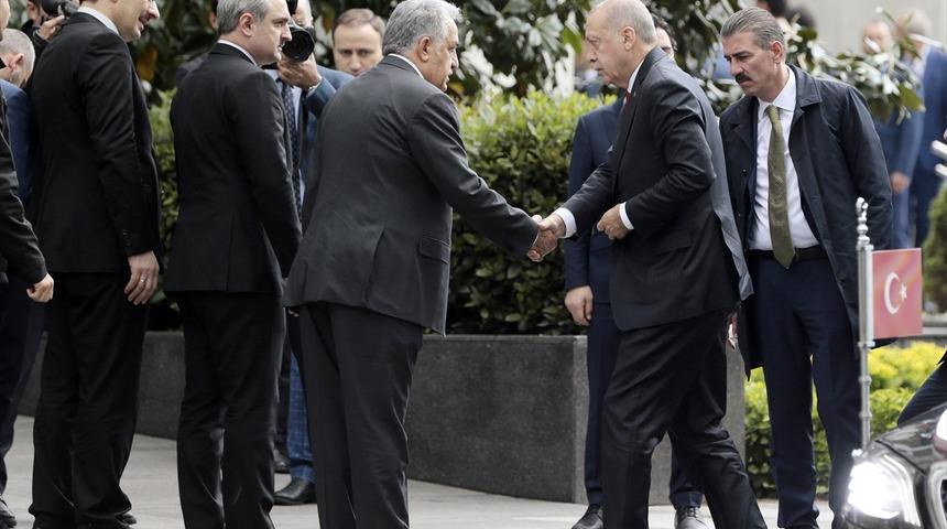 Cumhurbaşkanı Erdoğan AK Parti İl Başkanlığı'nda