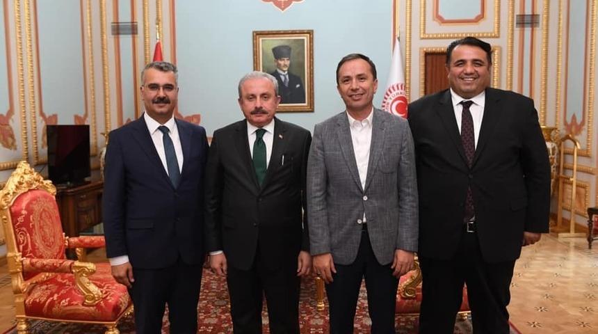 Bakan Sel&ccedil;uk ve TBMM Başkanı Şentop&rsquo;u &Ccedil;orum davet ettiler