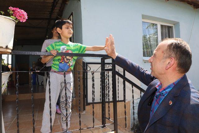 Başkan Akın’a Çepnibektaş Mahallesinde sıcak karşılama