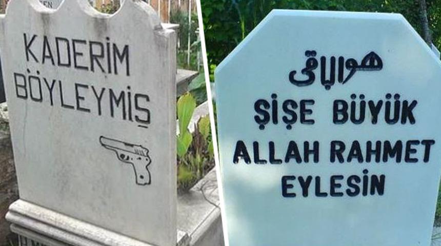 Son şakalarını mezar taşları ile yapan insanlar!