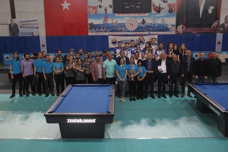Üniversiteler Arası 8 Top Bilardo Turnuvası sona erdi G1