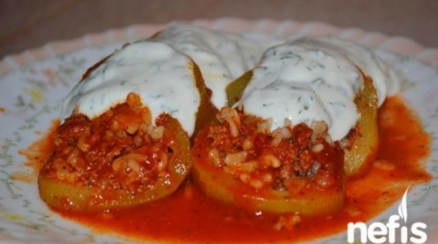 Kıymalı Kabak Dolması