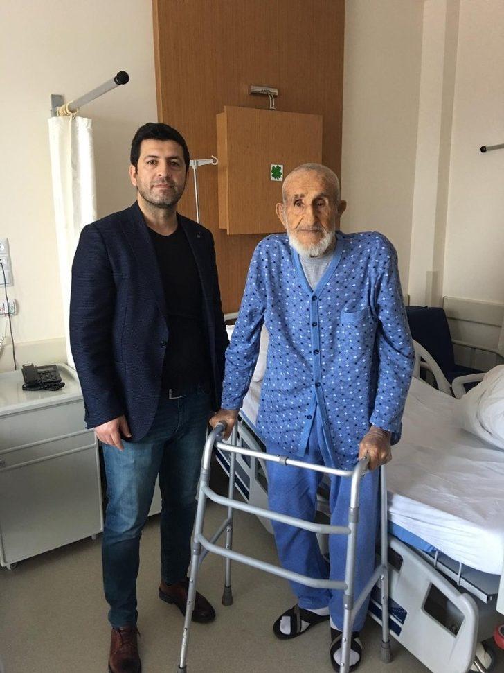 Konya’da 101 yaşındaki hasta kalça ameliyatıyla sağlığına kavuştu
