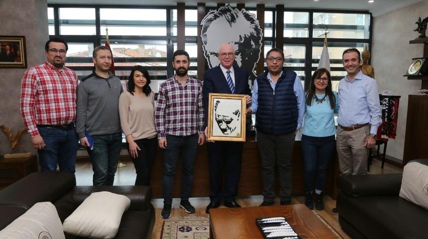 Başkan Kurt’a ziyaretler