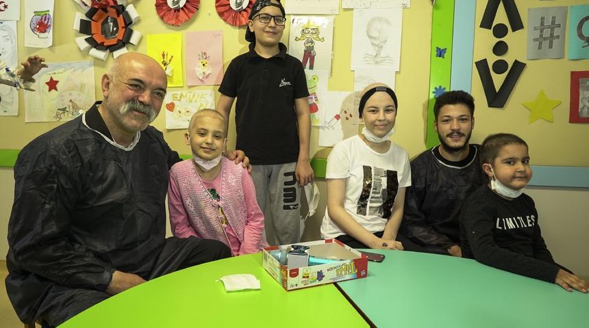 Çukur'un oyuncuları kanser tedavisi gören çocuklarla bir araya geldi