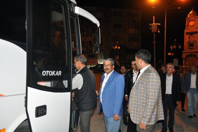 Reyhanlı şehitleri yakınları duruşmaya katılmak üzere Ankara'ya gitti