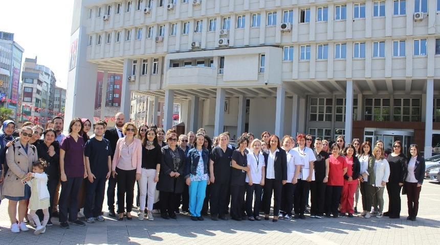 Hemşireler g&uuml;n&uuml; t&ouml;renle kutlandı