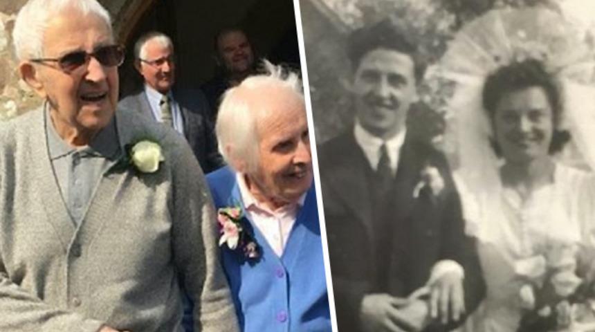 75 yıldır evli olan çift aşklarını tazelemek için yeniden... 