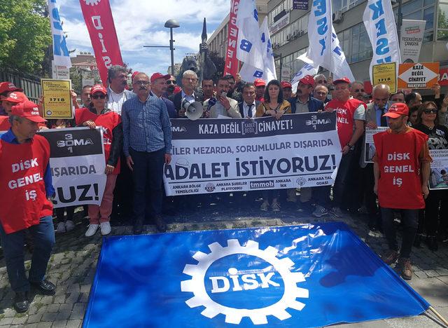 Soma'da ölen maden işçileri Ankara'da anıldı