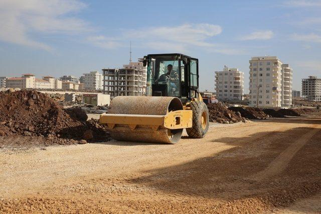 Karaköprü’de yol çalışmaları sürüyor