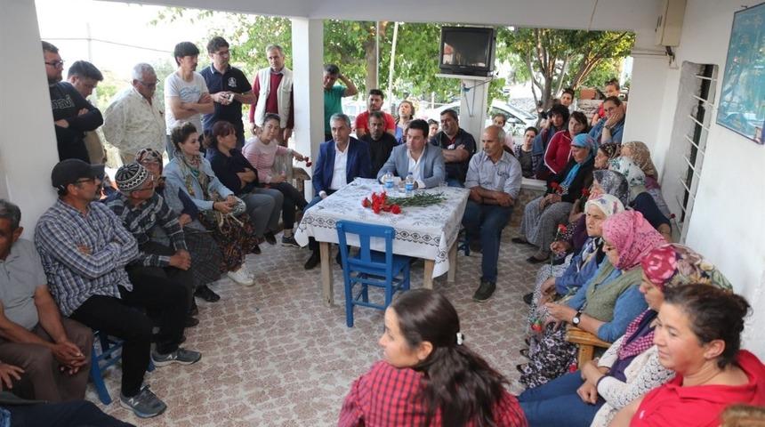 Başkan&rsquo;ın pazar mesaisi k&ouml;ylerde