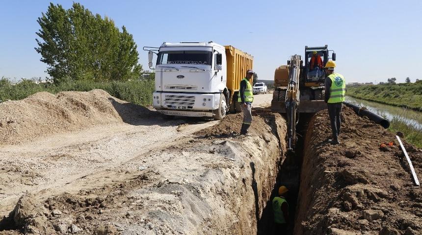 MESKİ, Karacailyas&rsquo;a 7 milyon 720 bin TL&rsquo;lik kanalizasyon hattı yapıyor