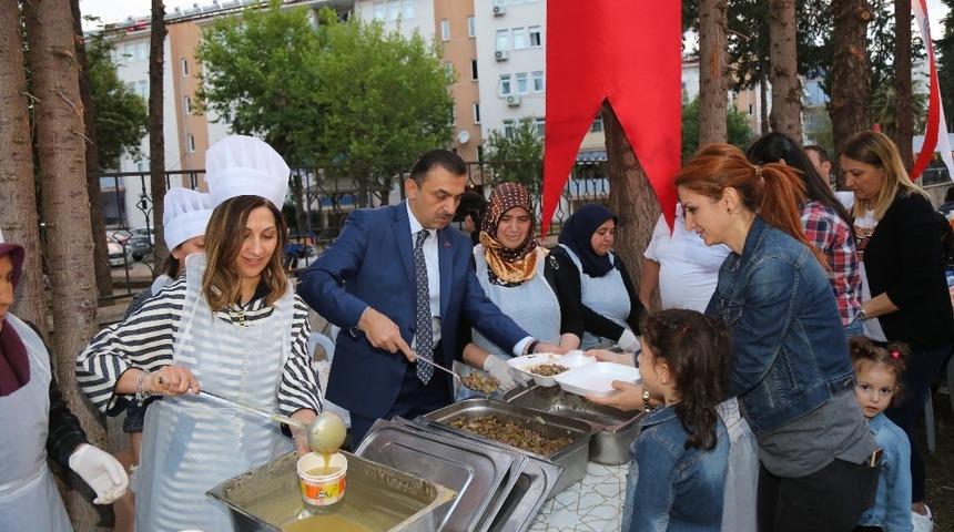 Antalya Emniyet personeli ve aileleri iftar yemeğinde bir araya geldi