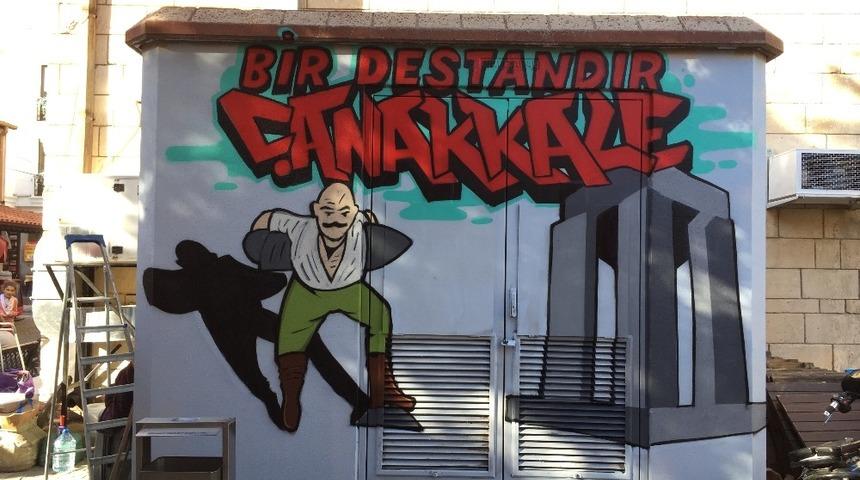 &Ccedil;anakkale ruhu trafoya işlendi