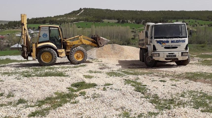Beyşehir&rsquo;de yayla yolları yaza hazırlanıyor