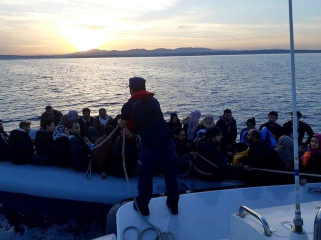Didim’de 68 düzensiz göçmen yakalandı