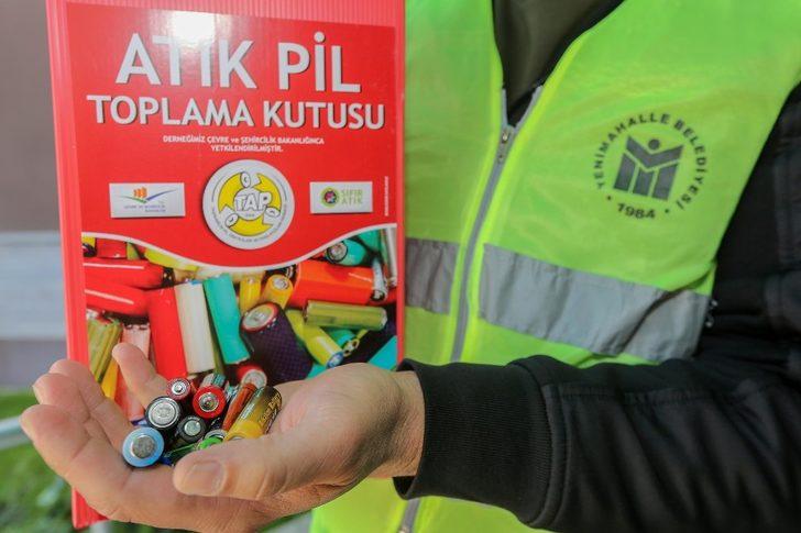 Yenimahalleli Nevzat Dede atık pillere savaş açtı G3