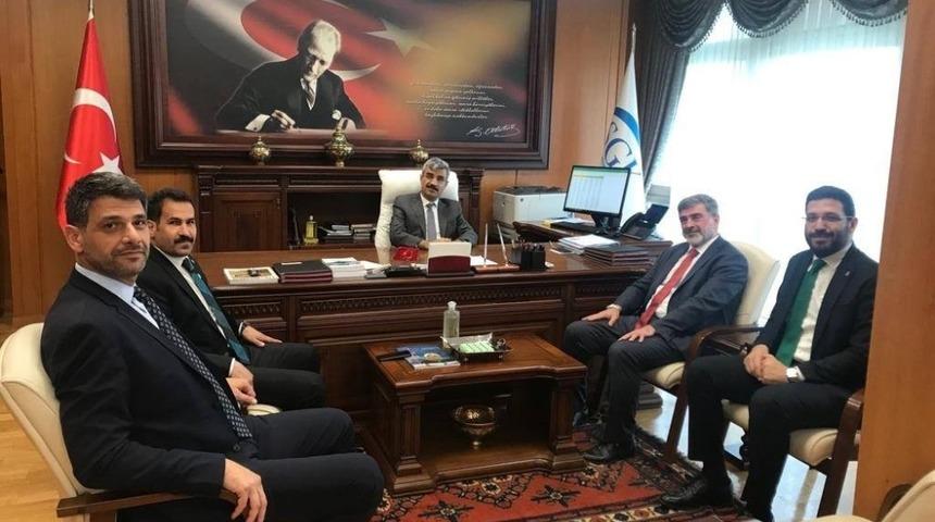 Başkan Kocaman Ankara&rsquo;da temaslarda bulundu