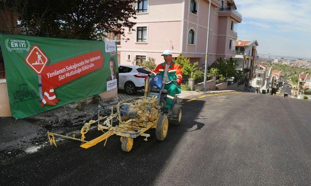 Çankaya’da asfalt çalışmaları başladı