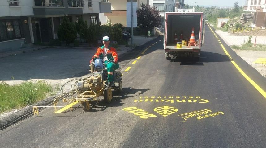 &Ccedil;ankaya&rsquo;da asfalt &ccedil;alışmaları başladı