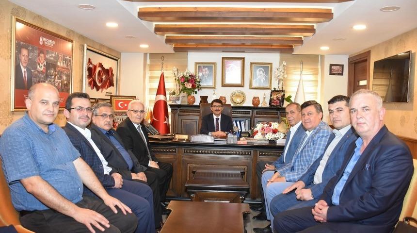 MESKOOP’tan Başkan Çelik’e ’hayırlı olsun’ ziyareti