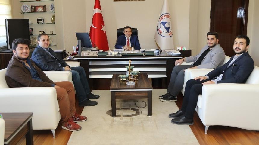 MTTB-DAVA Elektrikli Otomobil Proje Ekibinden, Rektörü Çalış’a Ziyaret