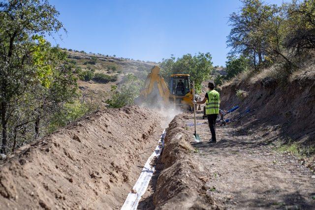 Malatya’da 4 mahalleye 12 bin 600 metrelik yeni içme suyu hattı