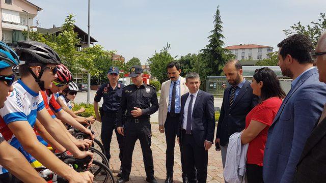 Selanik'ten alınan bayrak ve toprak Sapanca'da