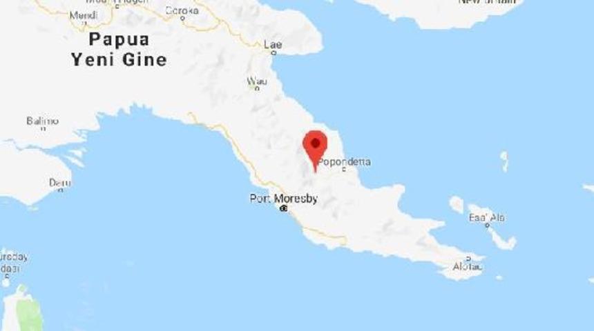 Papua Yeni Gine'de 7.5 büyüklüğünde deprem
