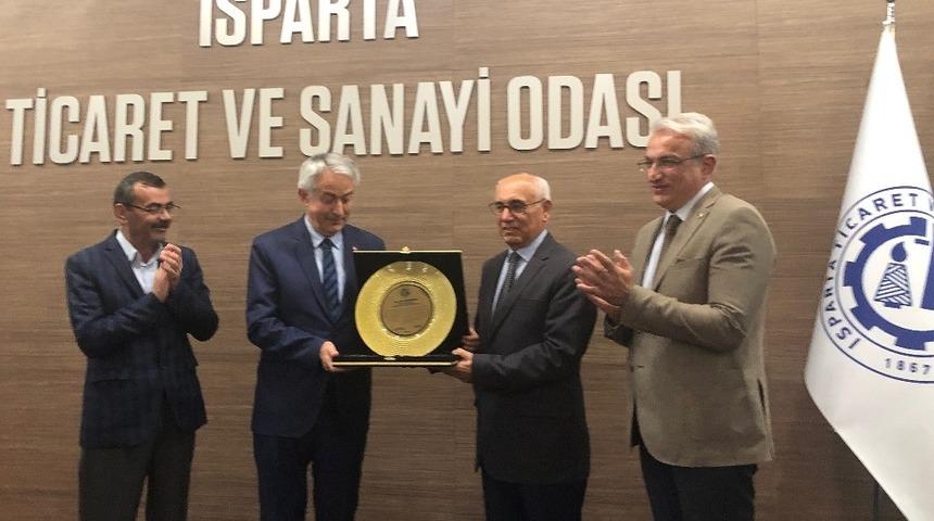 Belediye Başkanı Başdeğirmen&rsquo;e ITSO&rsquo;dan &rsquo;onursal başkanlık&rsquo; unvanı