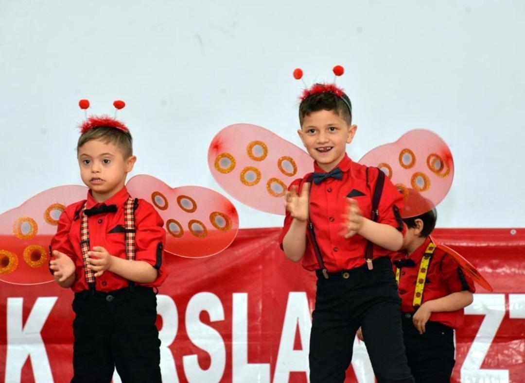 &Ouml;zel gereksinimli &ccedil;ocuklar doyasıya eğlendi