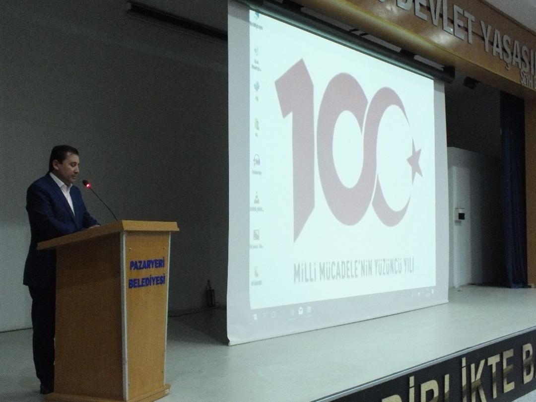 Pazaryeri&rsquo;nde &ldquo;100. Yıl ve Gen&ccedil;lik&rdquo; konulu seminer d&uuml;zenlendi