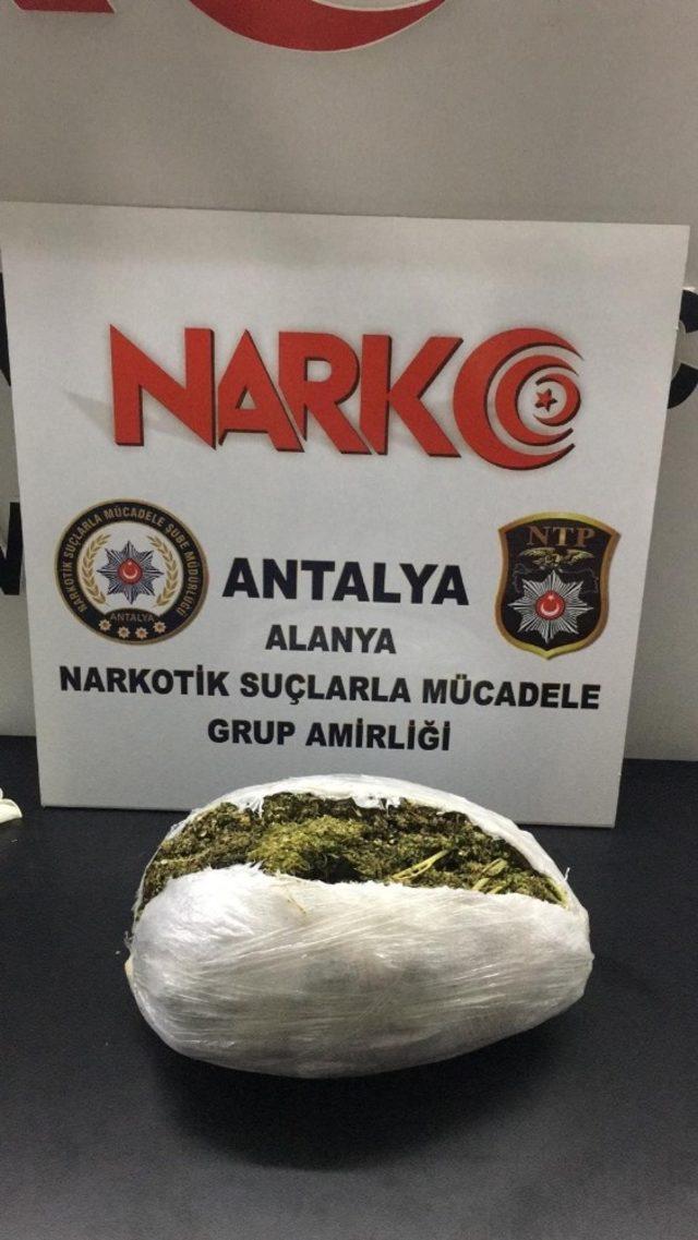 1,5 kilo esrarla yakalanan şüpheli tutuklandı