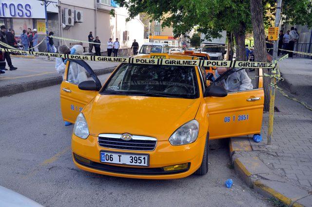 Ankara'da taksicilerin silahlı kavgası: 1 yaralı