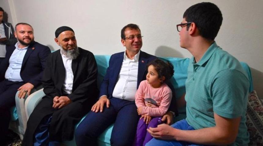 Ekrem İmamoğlu, 'Sen utanma, biz utanalım' dediği Cebrail'i ziyaret etti!