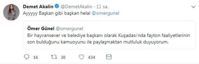 Ünlü Sanatçı Akalın’dan Başkan Günel’e tebrik