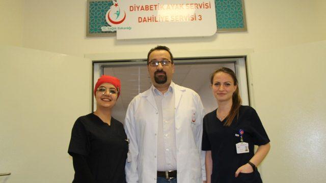 Diyabetik ayak tedavisinde dünya ile yarışan merkez