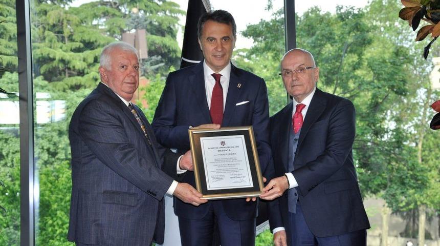 Beşiktaş'ta mazbata töreni yapıldı