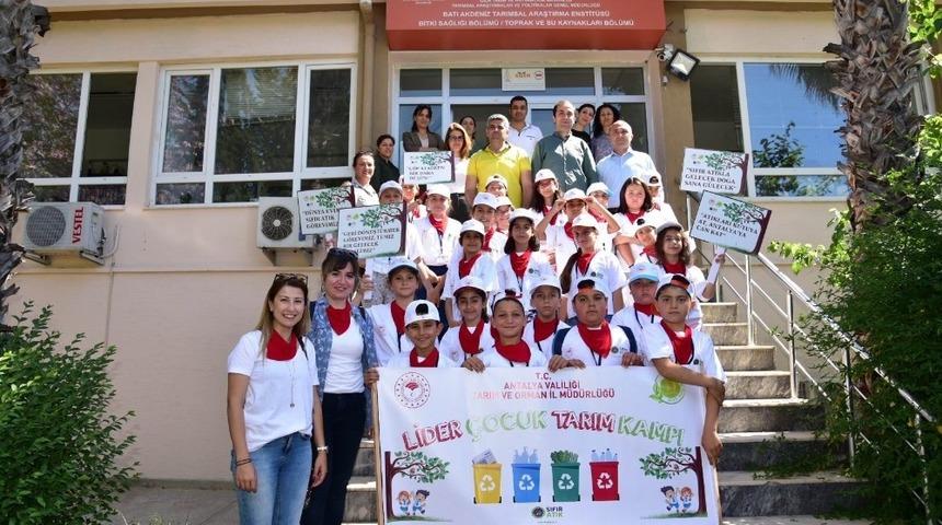 Antalya’da ’Lider Çocuk Tarım Kampı’ başladı