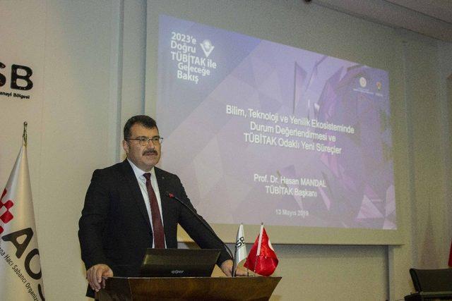 TÜBİTAK Başkanı Prof. Dr. Hasan Mandal, AOSB’de