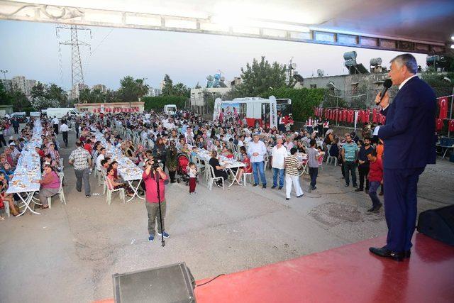 Belediye Evleri’nde 2 bin kişilik iftar