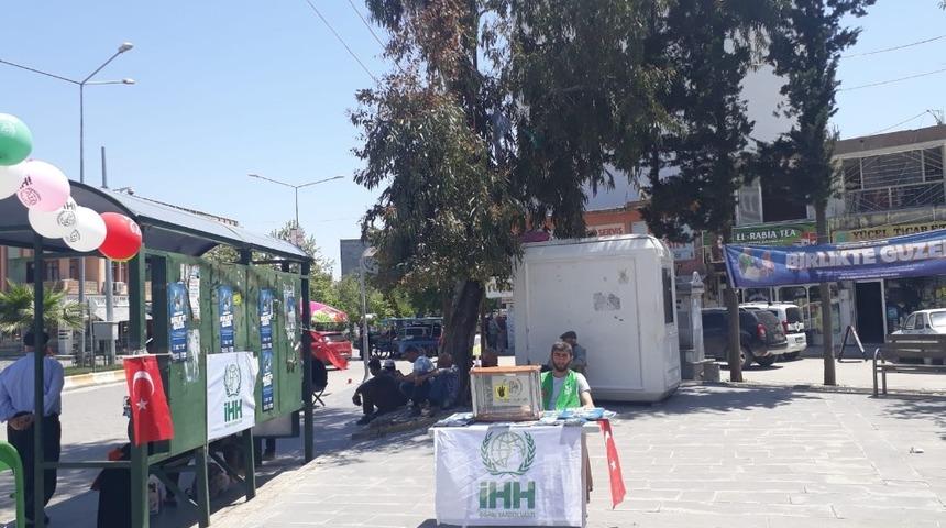 Kahta İHH Ramazan bağış standı açtı