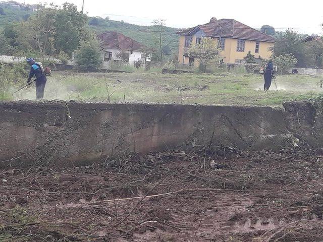 Stadyum çevresi temizlendi