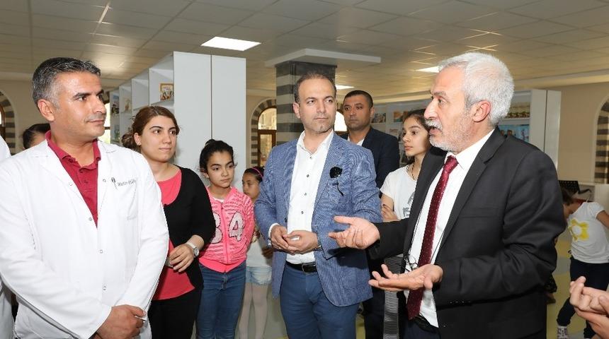 Mızraklı, Bilgi Evi&rsquo;ni ziyaret etti