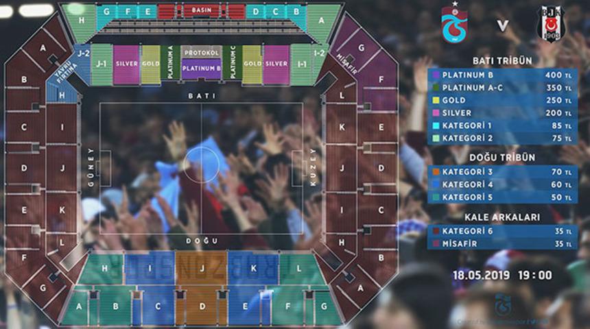 Trabzonspor - Beşiktaş ma&ccedil;ının biletleri satışa &ccedil;ıktı