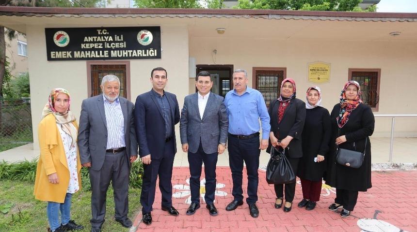 T&uuml;t&uuml;nc&uuml;&rsquo;den muhtarlara tebrik ziyareti