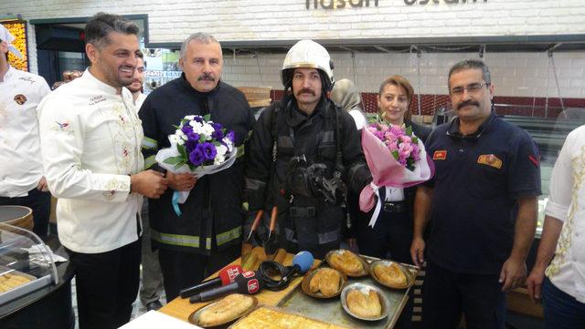 Bursa'da itfaiyecilere 'börek sürprizi, mahkemede bitti
